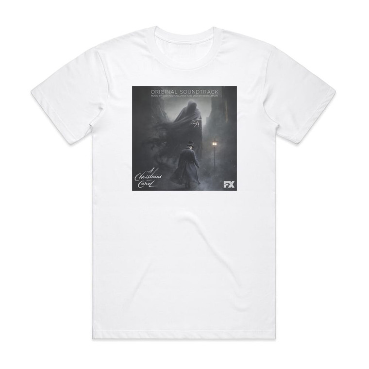 Dustin OHalloran A Christmas Carol Album Cover T-Shirt White