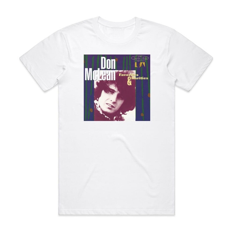 Don McLean Favorites And Rarities Album Cover T-Shirt White