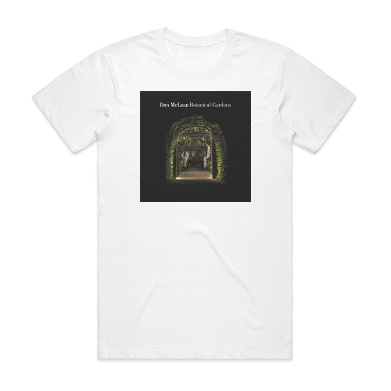 Don McLean Botanical Gardens Album Cover T-Shirt White