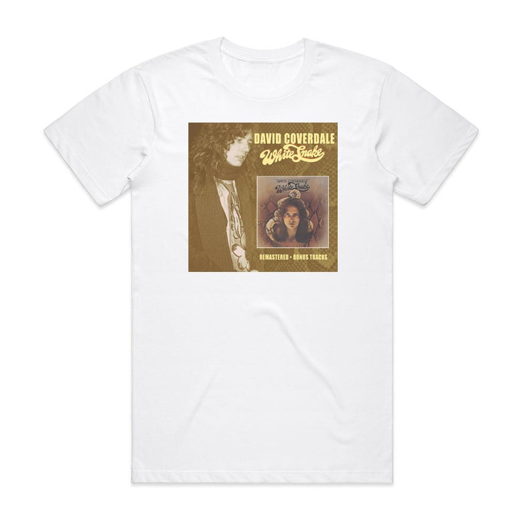 David Coverdale Whitesnake 1 Album Cover T-Shirt White