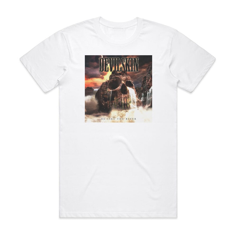 Devilskin Be Like The River 1 Album Cover T-Shirt White