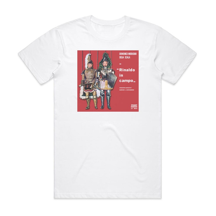 Domenico Modugno Rinaldo In Campo Album Cover T-Shirt White