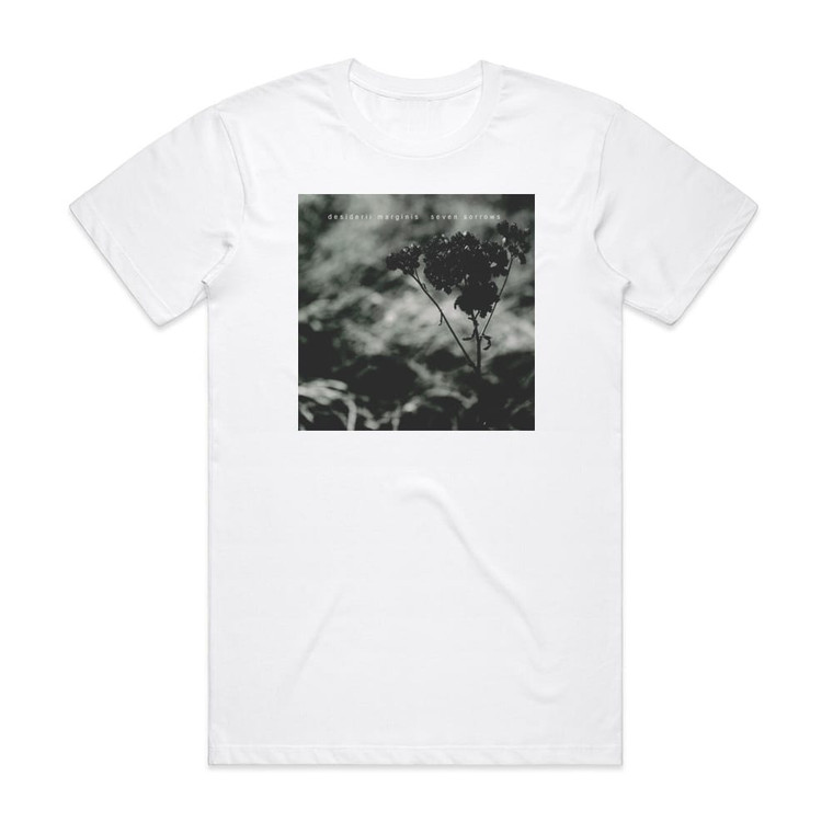 Desiderii Marginis Seven Sorrows Album Cover T-Shirt White