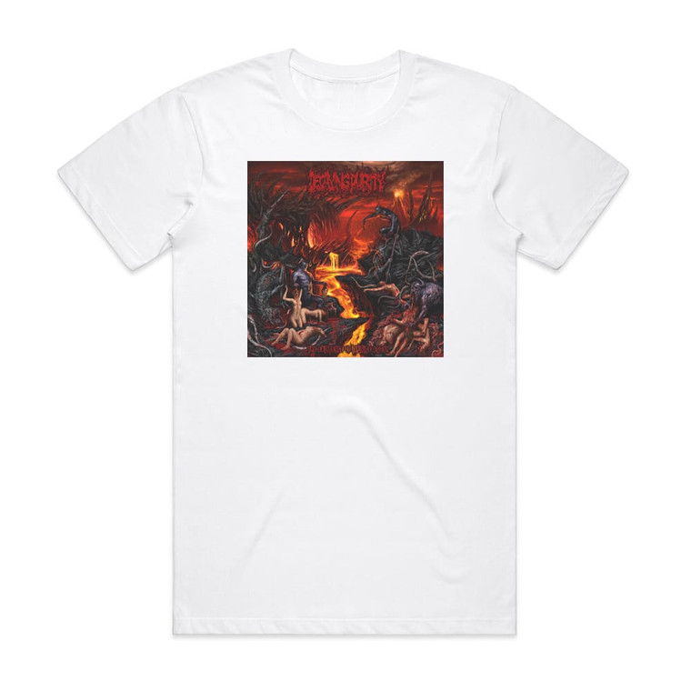 Decaying Purity The Existence Of Infinite Agony Album Cover T-Shirt White