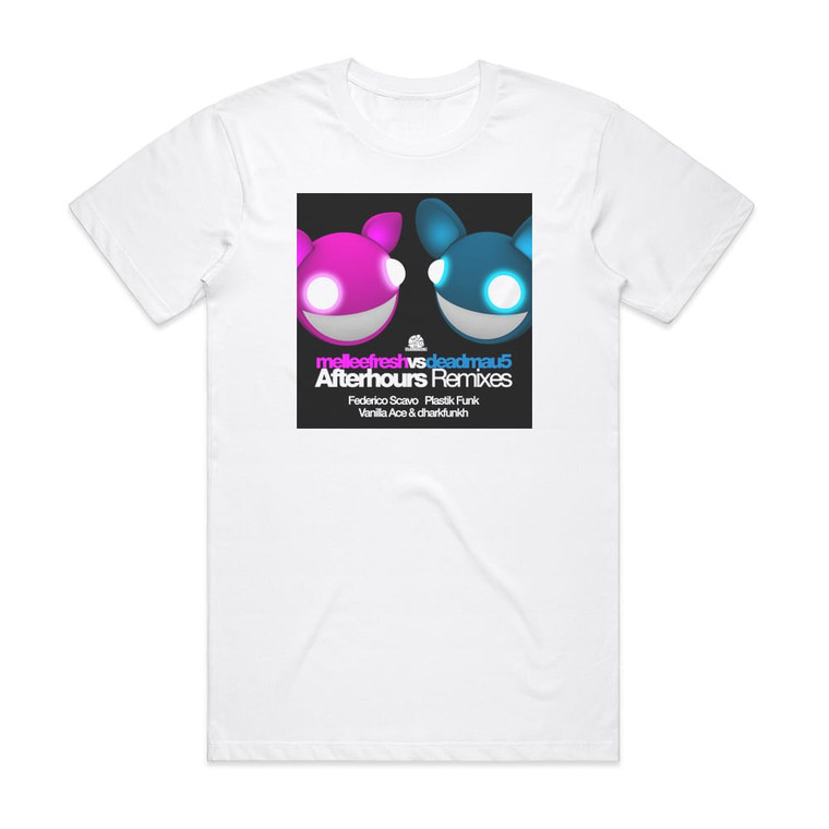 deadmau5 Afterhours 1 Album Cover T-Shirt White
