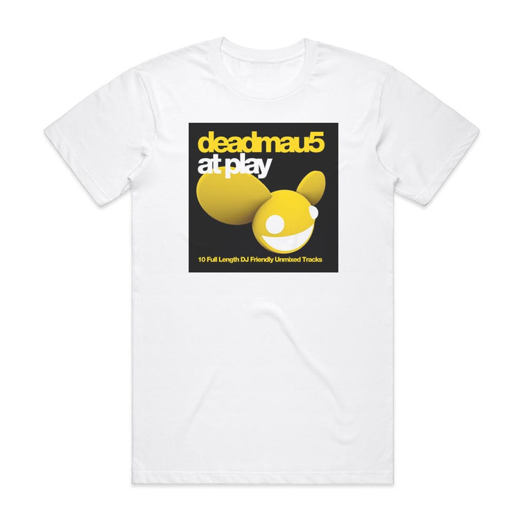 deadmau5 At Play 3 Album Cover T-Shirt White