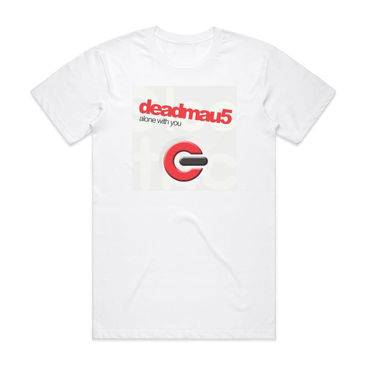 deadmau5 Alone With You 1 Album Cover T-Shirt White