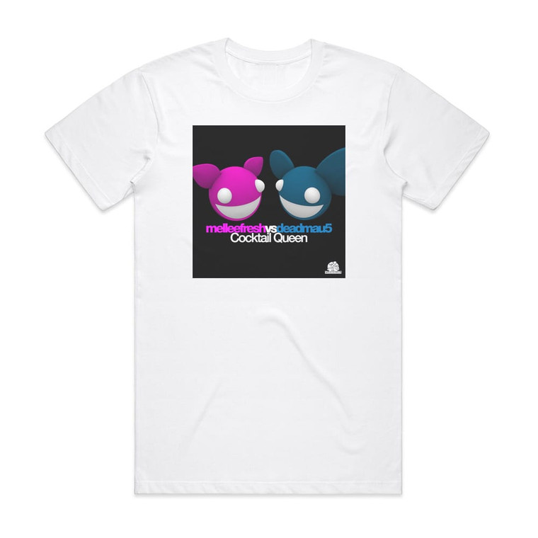 deadmau5 Cocktail Queen Album Cover T-Shirt White