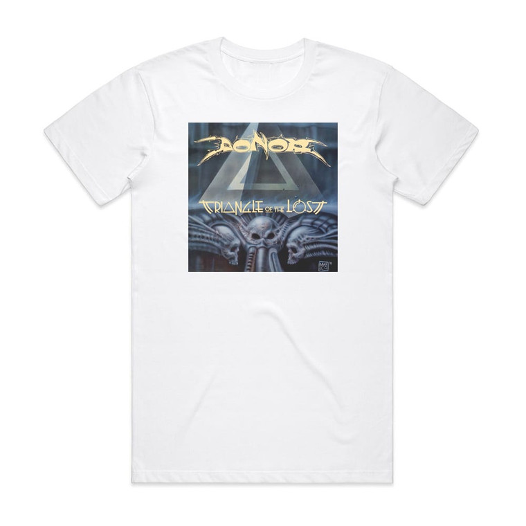 Donor Triangle Of The Lost Album Cover T-Shirt White