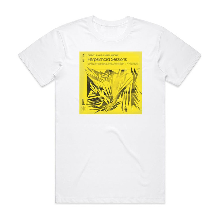 Danny L Harle Harpsichord Sessions Album Cover T-Shirt White
