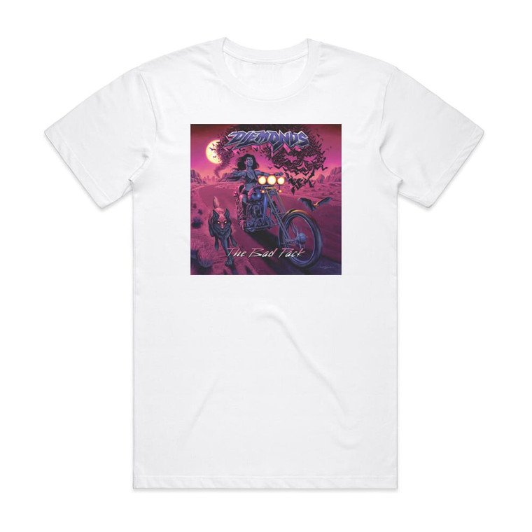 Diemonds The Bad Pack Album Cover T-Shirt White