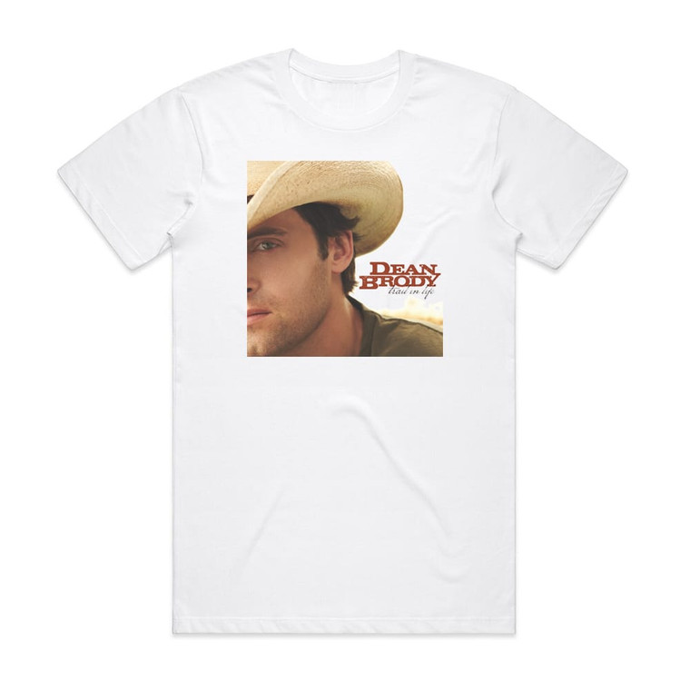 Dean Brody Trail In Life Album Cover T-Shirt White