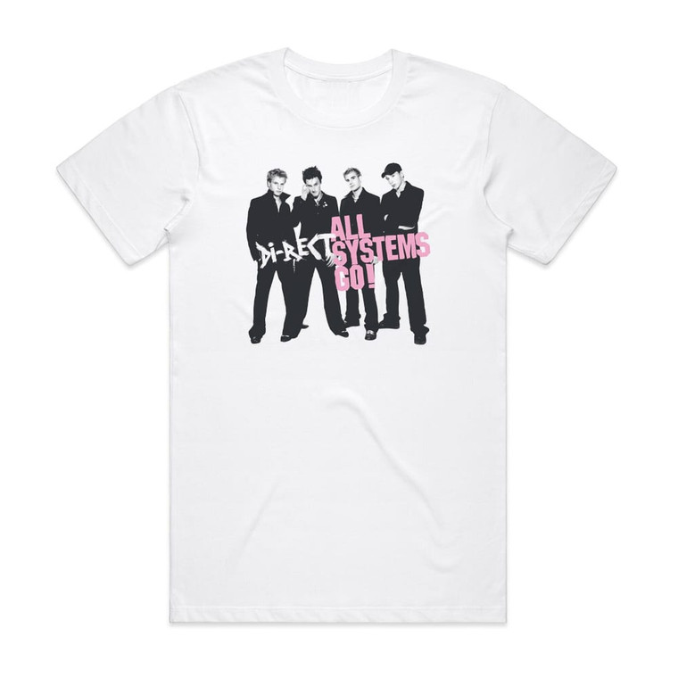 Di-rect All Systems Go Album Cover T-Shirt White