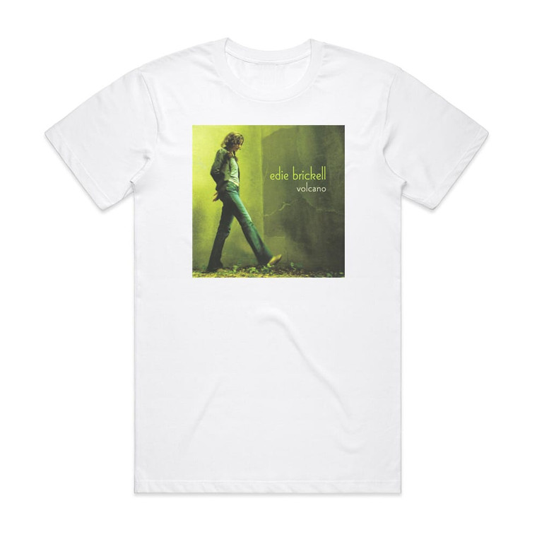 Edie Brickell Volcano Album Cover T-Shirt White