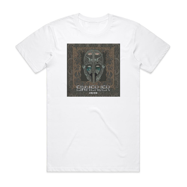 Einherjer Av Oss For Oss Album Cover T-Shirt White