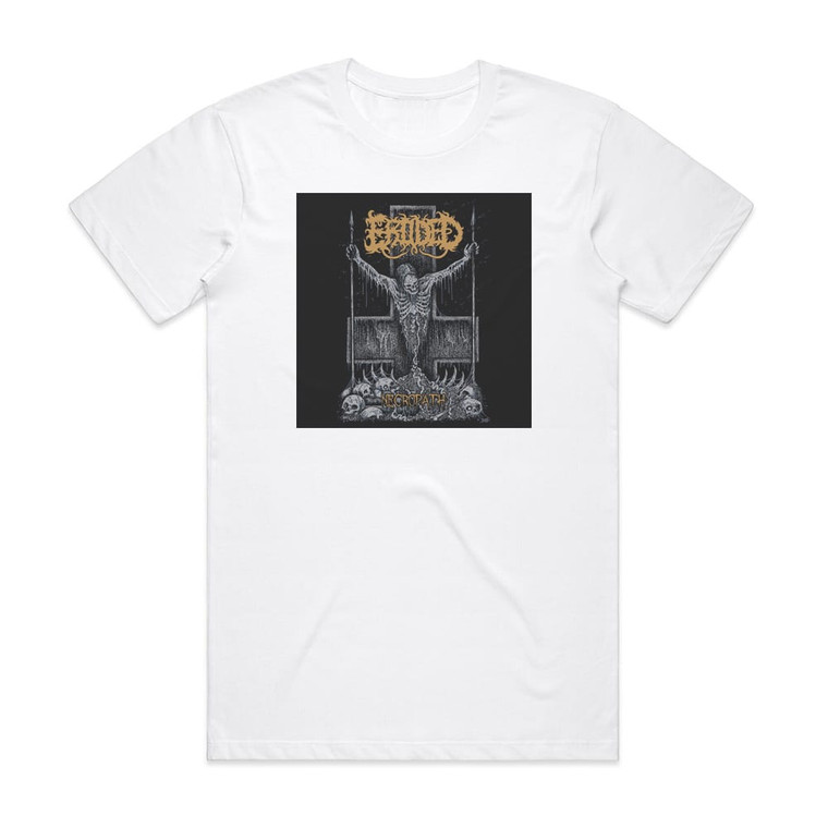 Eroded Necropath Album Cover T-Shirt White
