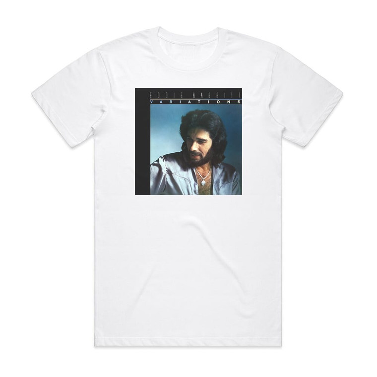 Eddie Rabbitt Variations Album Cover T-Shirt White