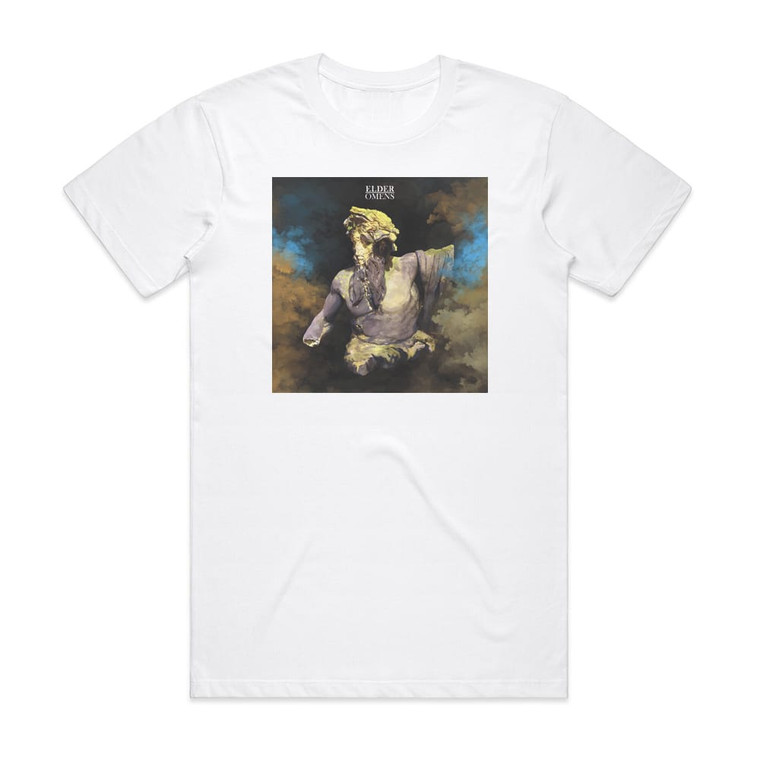 Elder Omens Album Cover T-Shirt White Elder Omens Album Cover T-Shirt White