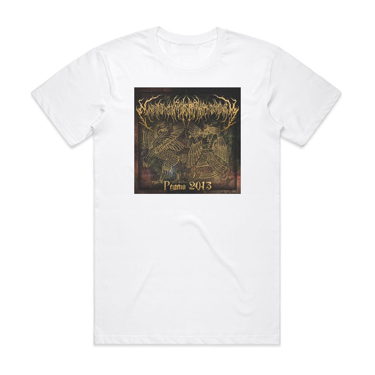 Eximperituserqethhzebibsiptugakkathsulweliarzaxulum Promo 2013 Album Cover T-Shirt White