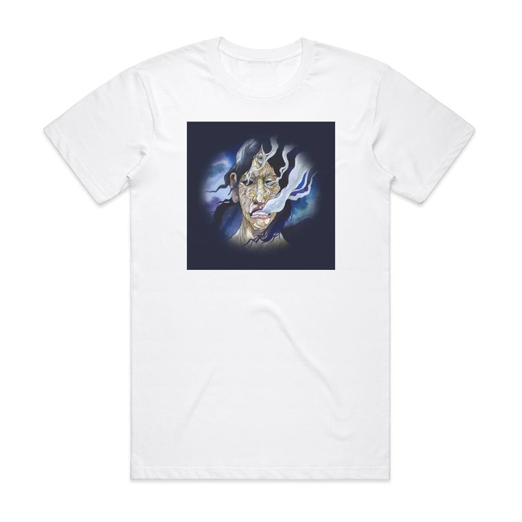 Ethereal Riffian Shamans Visions Album Cover T-Shirt White