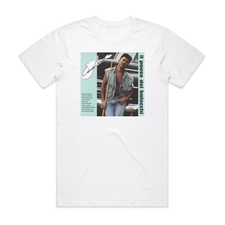 Edoardo Bennato Il Paese Dei Balocchi Album Cover T-Shirt White