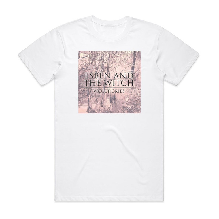 Esben and the Witch Violet Cries Album Cover T-Shirt White