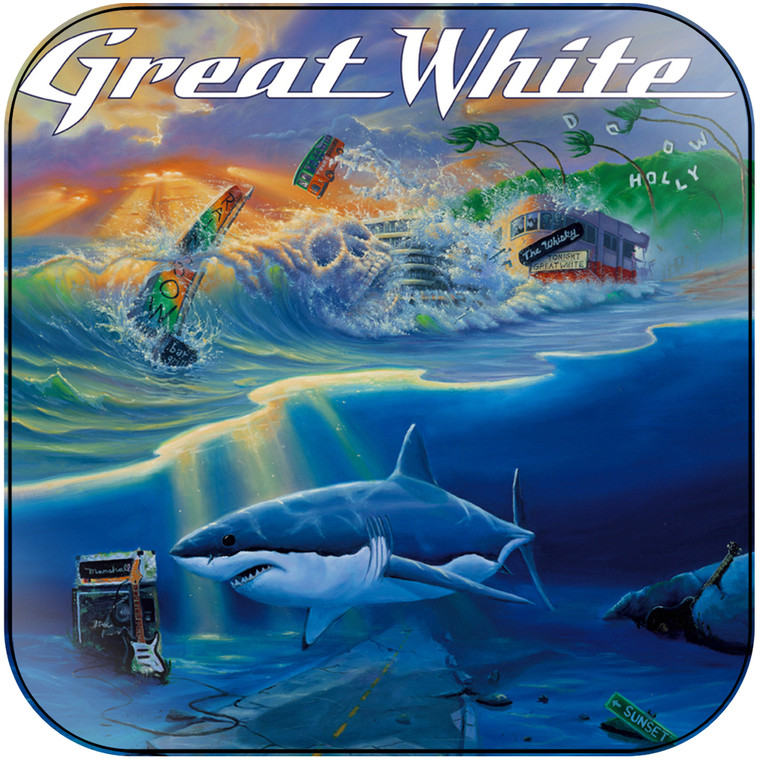 Great White Cant Get There From Here Album Cover Sticker