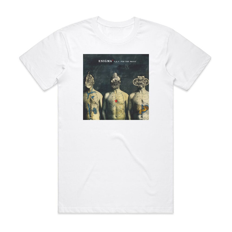 Enigma Tnt For The Brain Album Cover T-Shirt White