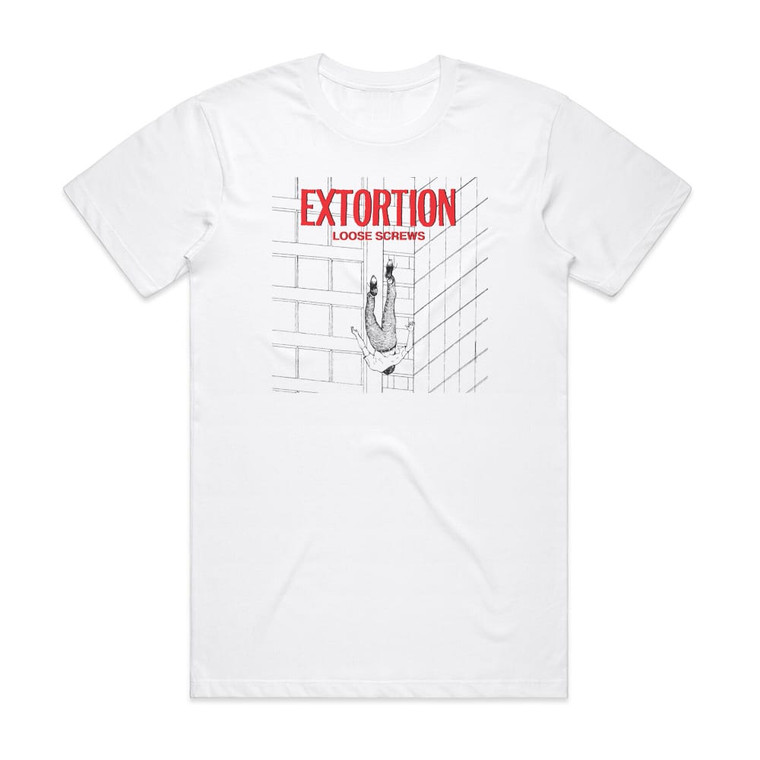 Extortion Loose Screws Album Cover T-Shirt White
