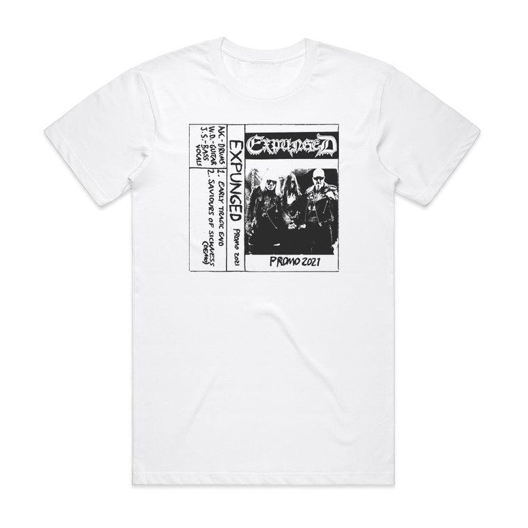 Expunged Promo 2021 Album Cover T-Shirt White