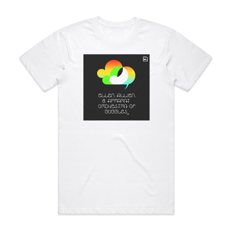 Ellen Allien and Apparat Orchestra Of Bubbles Album Cover T-Shirt White