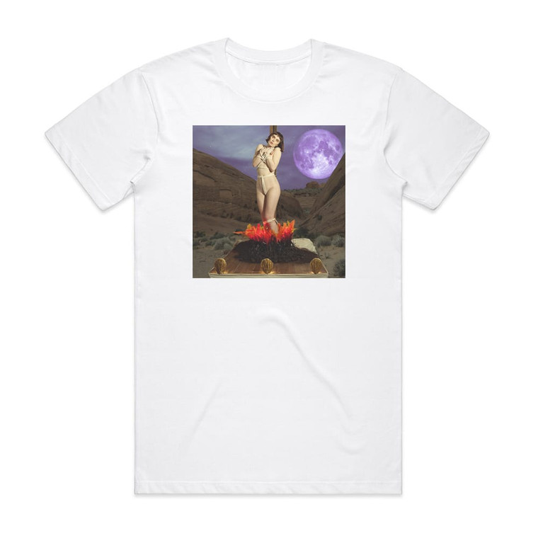 Ejecta Build A Fire Album Cover T-Shirt White