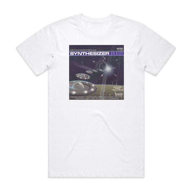 Ed Starink Synthesizer Greatest Volume 1 Album Cover T-Shirt White