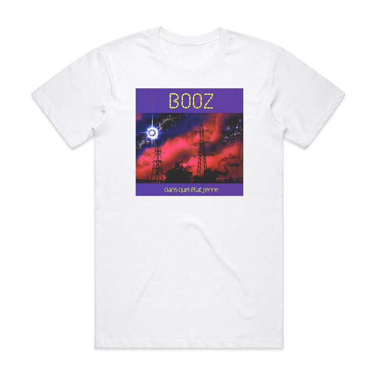 Emmanuel Booz Dans Quel Tat Jerre Album Cover T-Shirt White
