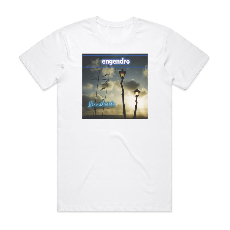 Engendro Gran Ilusin Album Cover T-Shirt White