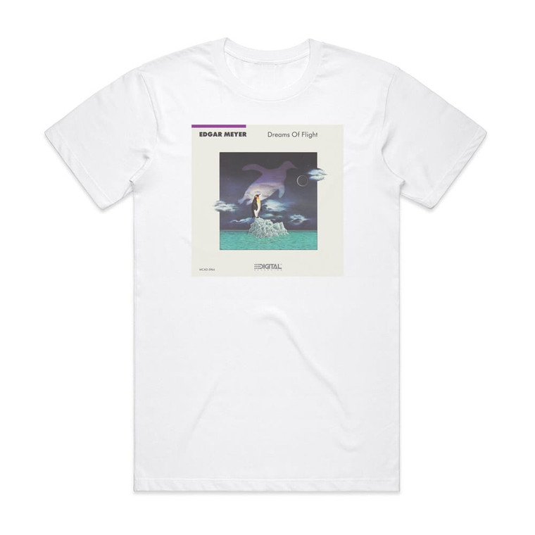 Edgar Meyer Dreams Of Flight Album Cover T-Shirt White