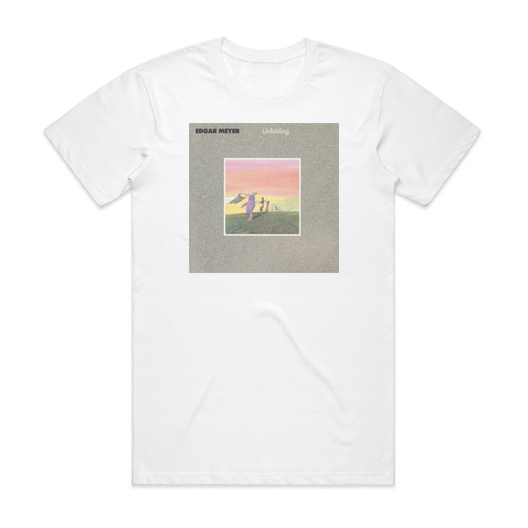 Edgar Meyer Unfolding Album Cover T-Shirt White
