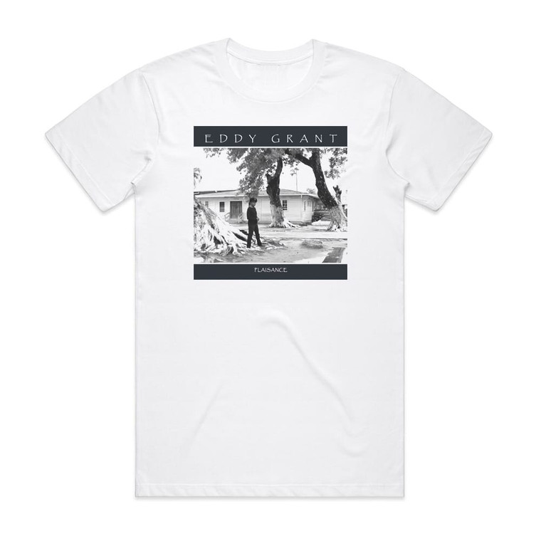 Eddy Grant Plaisance Album Cover T-Shirt White