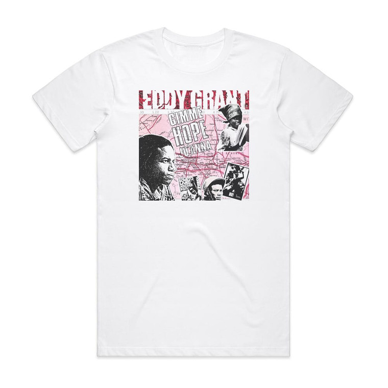 Eddy Grant Gimme Hope Joanna Album Cover T-Shirt White