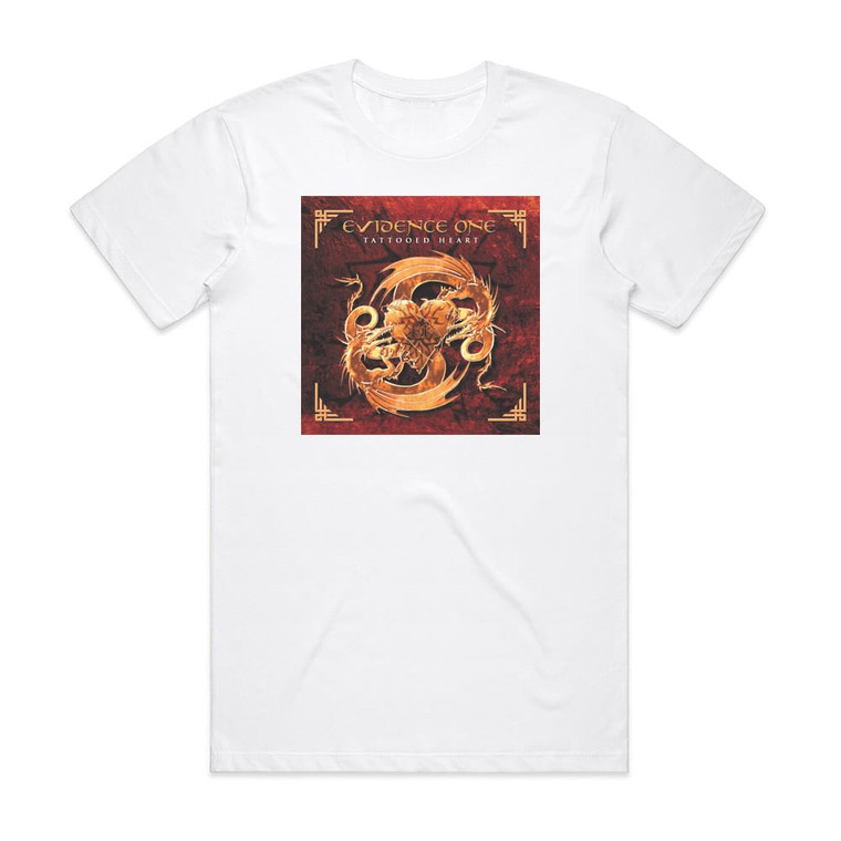 Evidence One Tattooed Heart Album Cover T-Shirt White