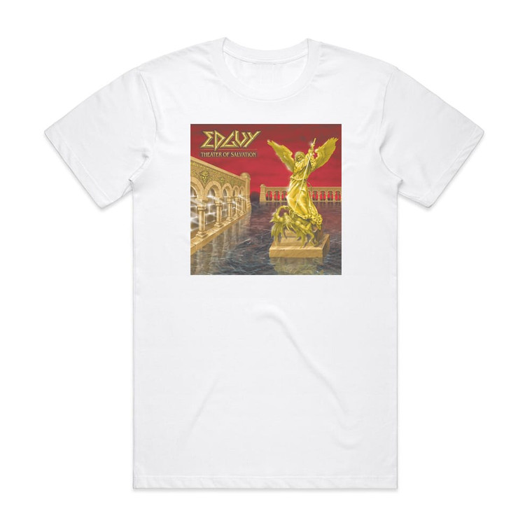 Edguy Theater Of Salvation 1 Album Cover T-Shirt White