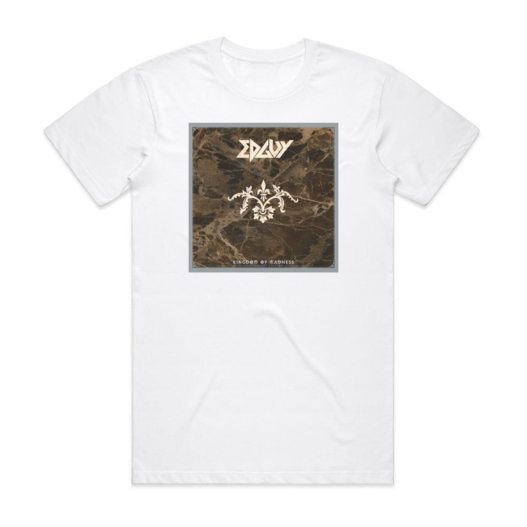Edguy Kingdom Of Madness 1 Album Cover T-Shirt White