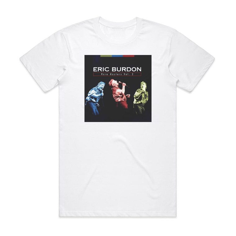 Eric Burdon Rare Masters Vol 2 Album Cover T-Shirt White