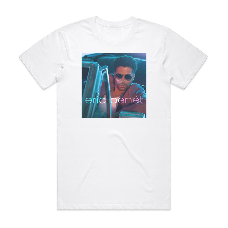 Eric Benet Eric Bent Album Cover T-Shirt White
