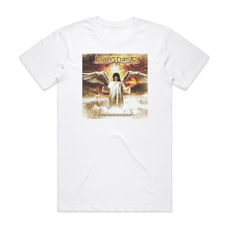 Edens Curse The Second Coming Album Cover T-Shirt White