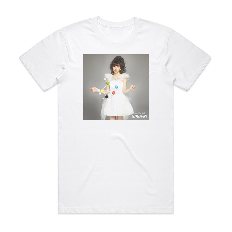 earthmind Energy 1 Album Cover T-Shirt White earthmind Energy 1 Album Cover T-Shirt White