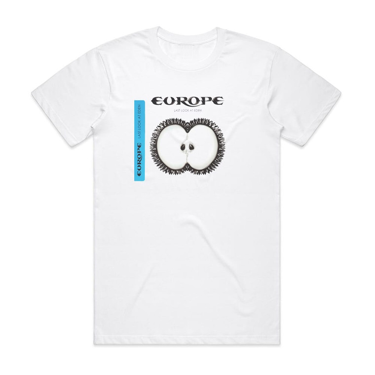 Europe Last Look At Eden 1 Album Cover T-Shirt White