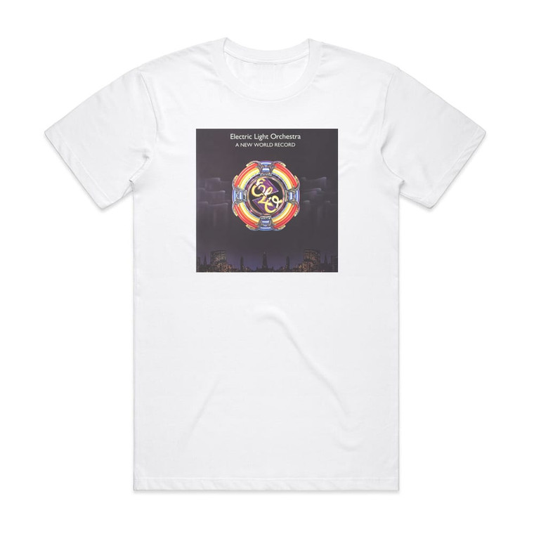 Electric Light Orchestra A New World Record 1 Album Cover T-Shirt White