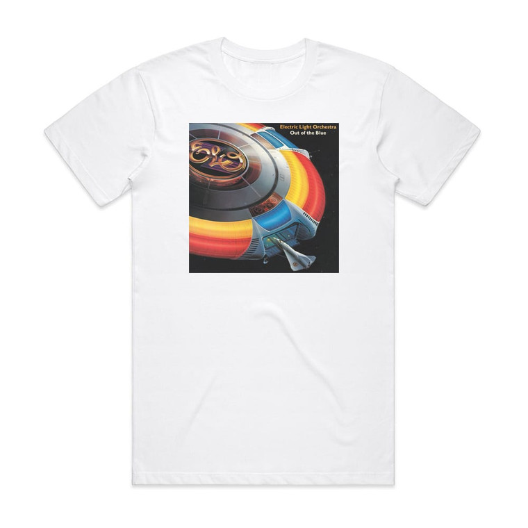 Electric Light Orchestra Out Of The Blue Album Cover T-Shirt White