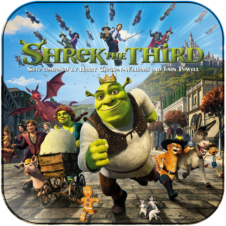 Harry Gregson-Williams Shrek The Third-2 Album Cover Sticker